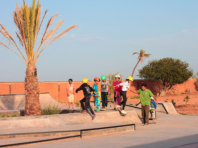 Hanota at the skatepark Fiers & Forts
