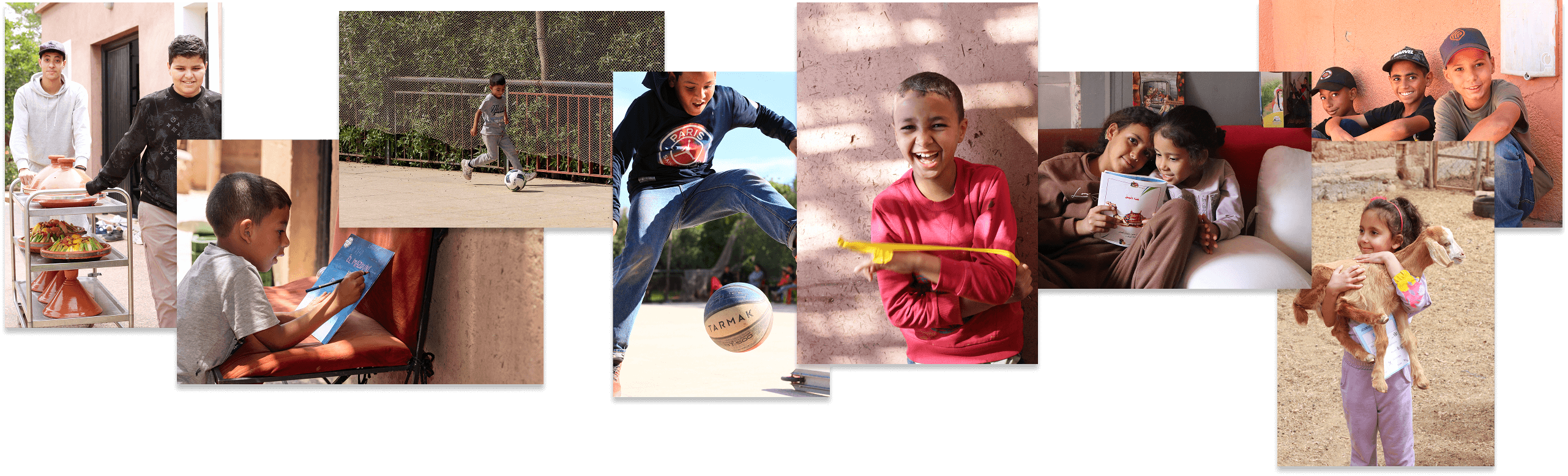 Collage enfants Fiers et Forts