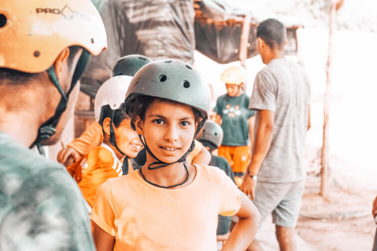 Cours d'Edu-Skate par Concrete Jungle Foundation au Fiers et Forts skatepark
