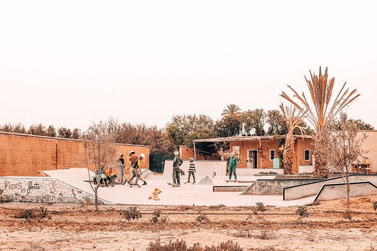 Cours d'Edu-Skate par Concrete Jungle Foundation au Fiers et Forts skatepark